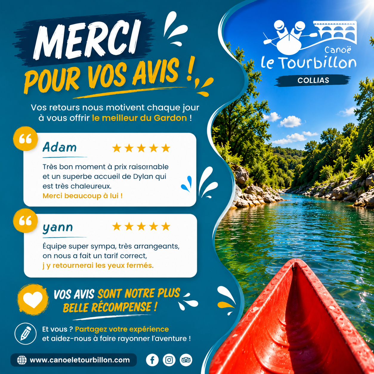 Canoë Le Tourbillon